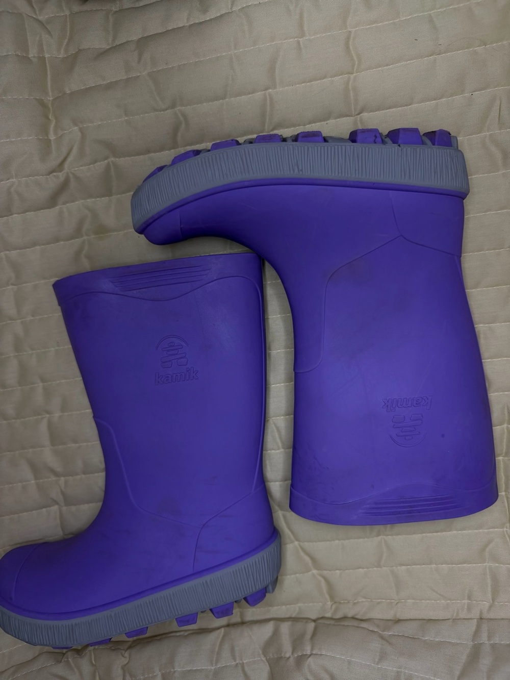 Kamik Purple Rain Boots / Kids Size 11